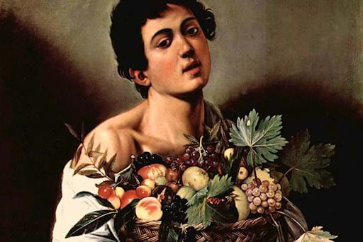 Caravaggio boy painting