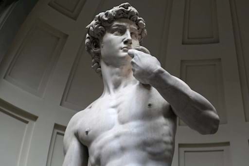David Statue created by Michelangelo in Florence
